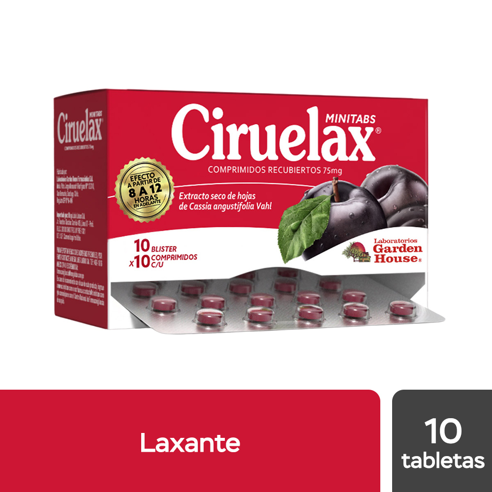Ciruelax Minitabs x 10 Comprimidos xx