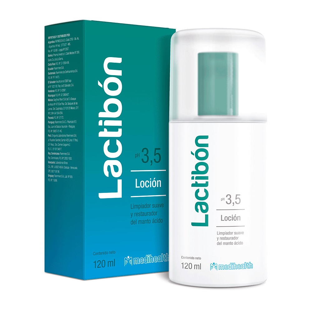 Lactibon pH 3.5 Loción de Limpieza x 120 ml