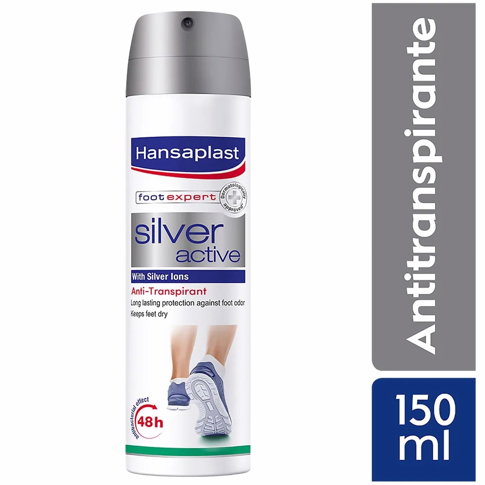 Hansaplast Silver Active Antitranspirantes para Pies x 150 ml xx