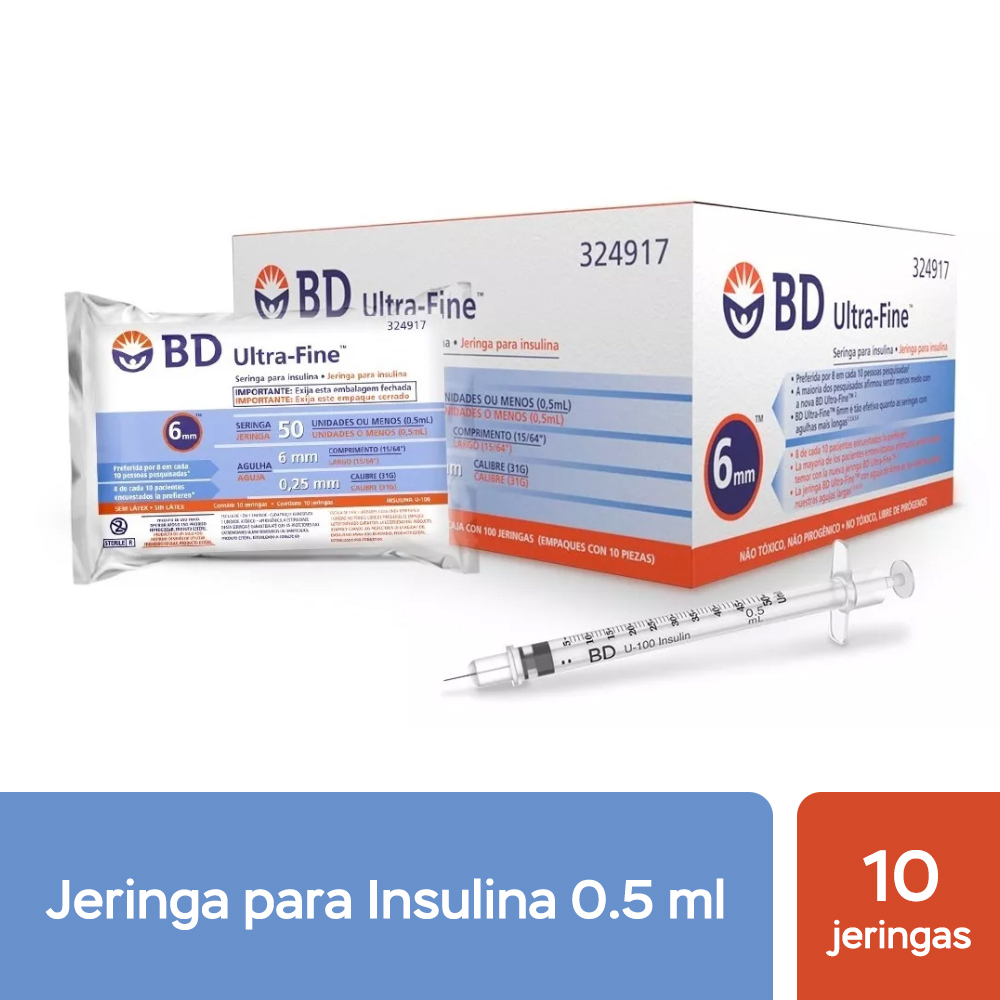 Agujas para Insulina disponible en Farmatodo Online
