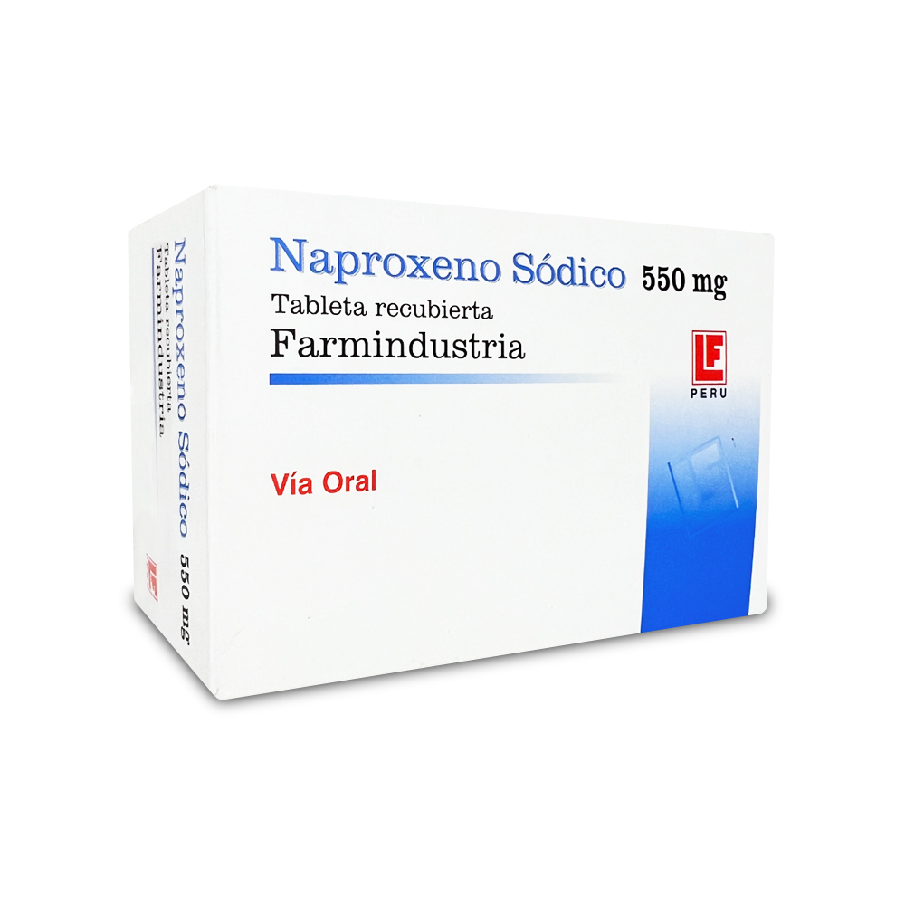 Naproxeno 550 mg x 10 Tabletas