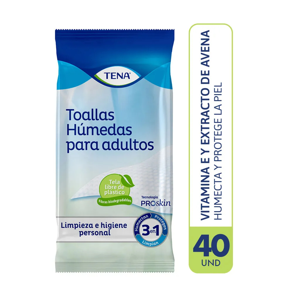 Toallitas Húmedas para Adultos FeelClean- Cont. 40 unidades