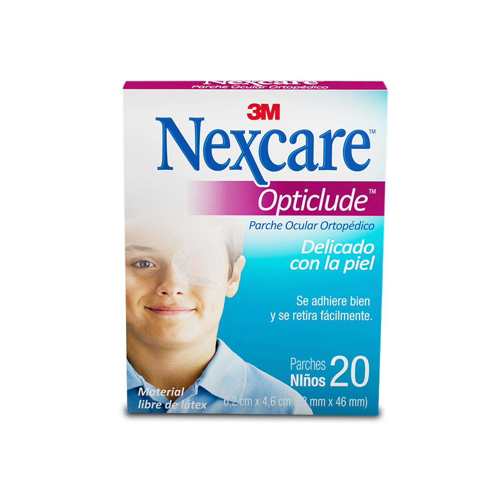 3M Nexcare Opticlude Parche Ocular Infantil x 20 Unidades