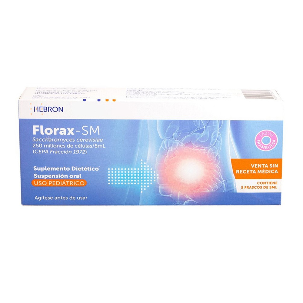 Florax-SM Pediátrico Suspensión Oral x 5 Frascos de 5 ml