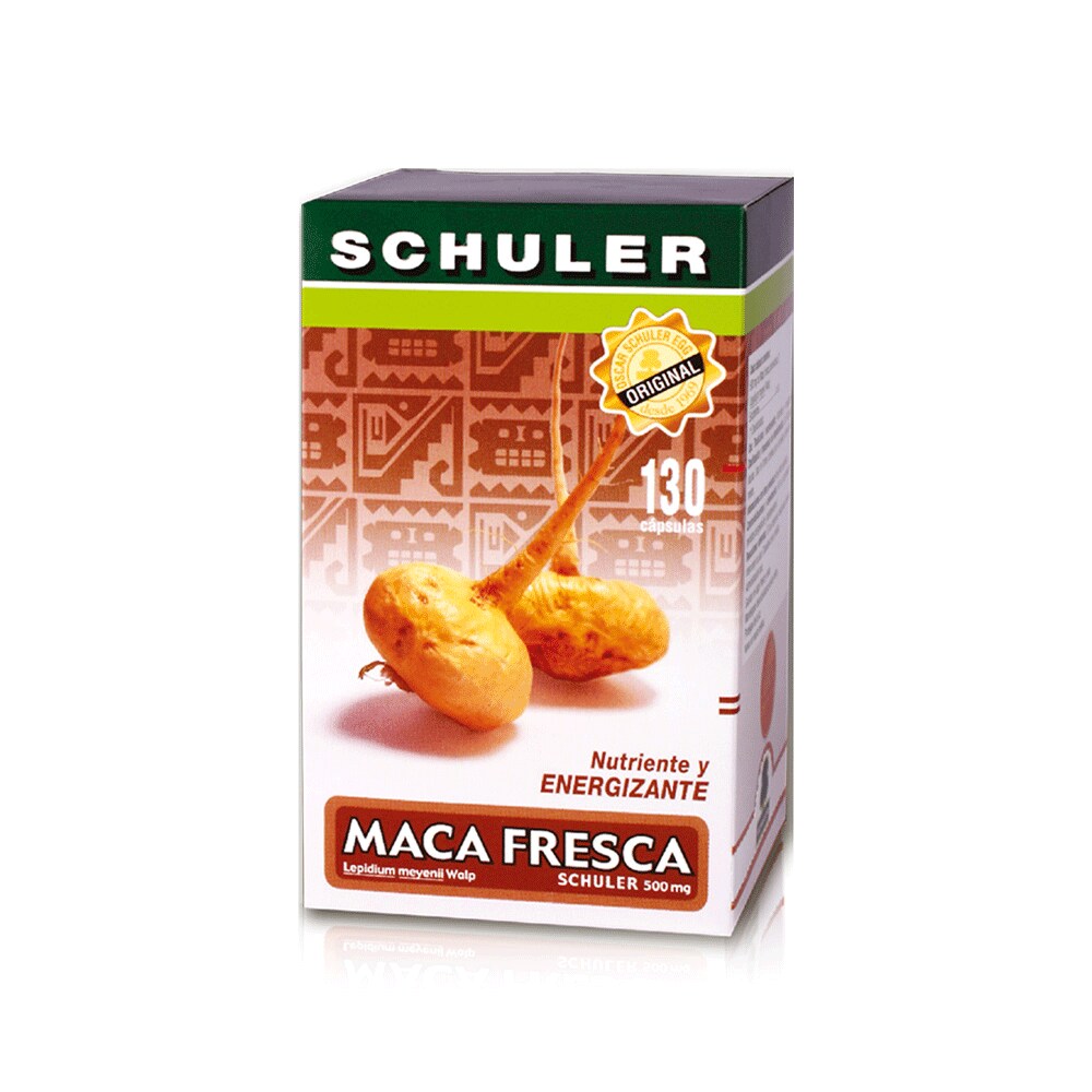 Schuler Maca Fresca 500 mg x 130 Cápsulas xx