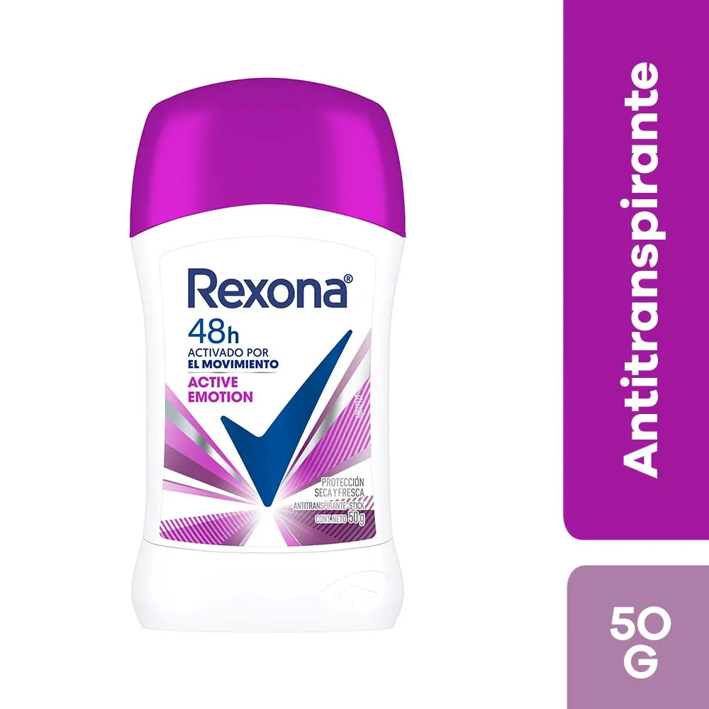 Rexona Women Active Emotion Antitranspirante en Barra x 50 g