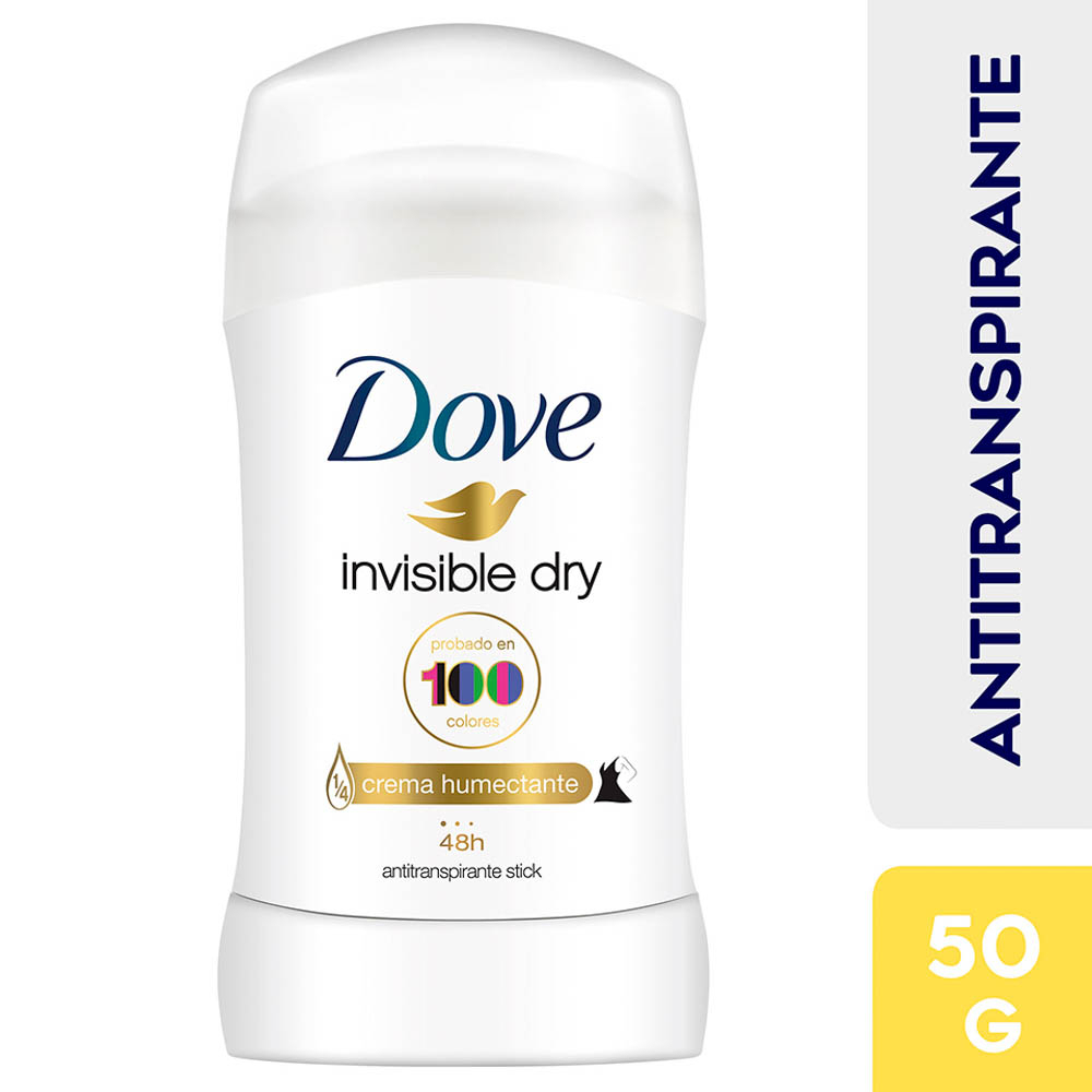 Dove Invisible Dry Antitranspirante en Barra x 50 g