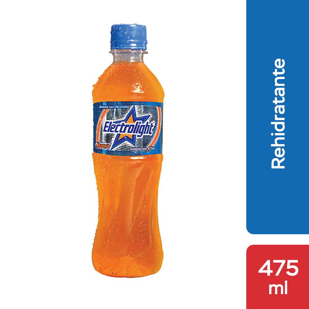 Electrolight Bebida Rehidratante Sabor Naranja x 475 ml