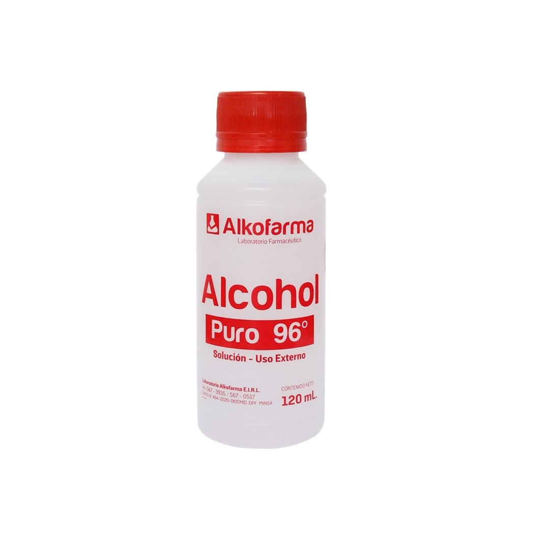FARMACIA UNIVERSAL - Alkofarma Alcohol Puro 96° x 120 ml