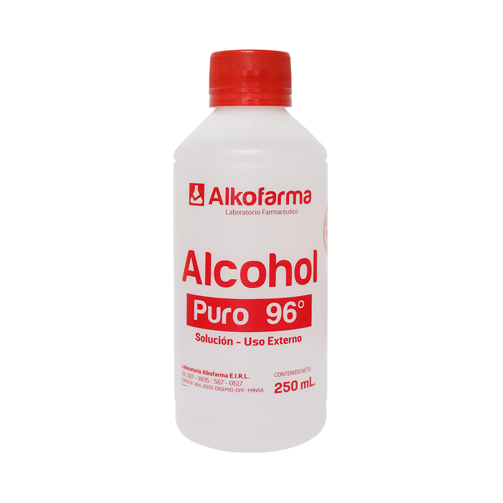 FARMACIA UNIVERSAL - Alkofarma Alcohol Puro 96° x 250 ml