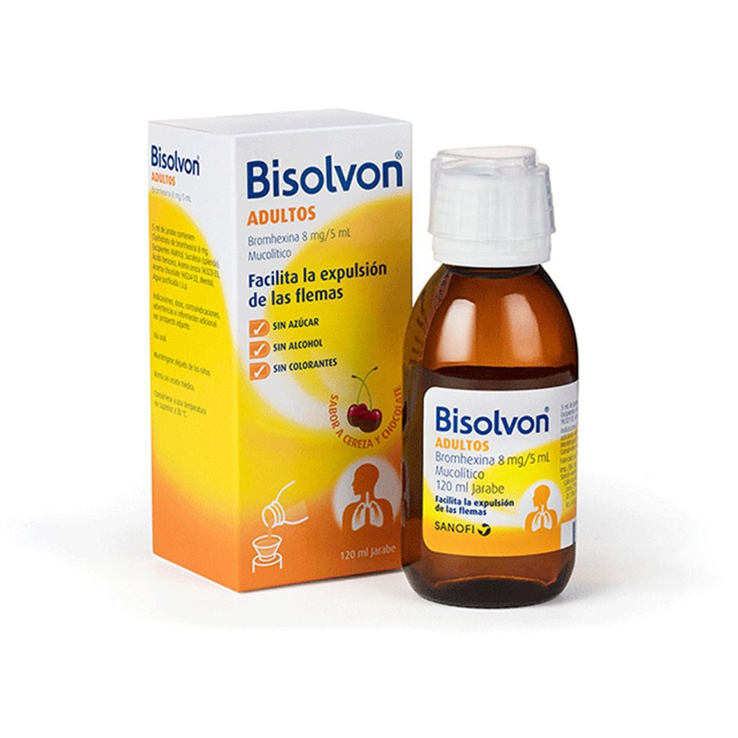 Bisolvon Adultos 8 mg/5 ml Jarabe x 120 ml
