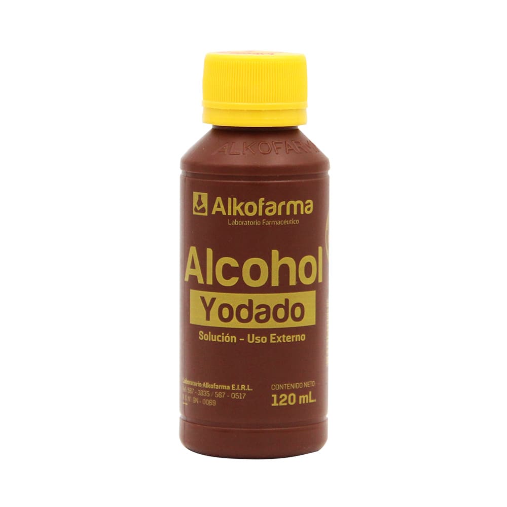 Alkofarma Alcohol Yodado x 120 ml