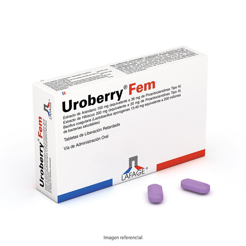 Uroberry Fem x 10 Tabletas xx