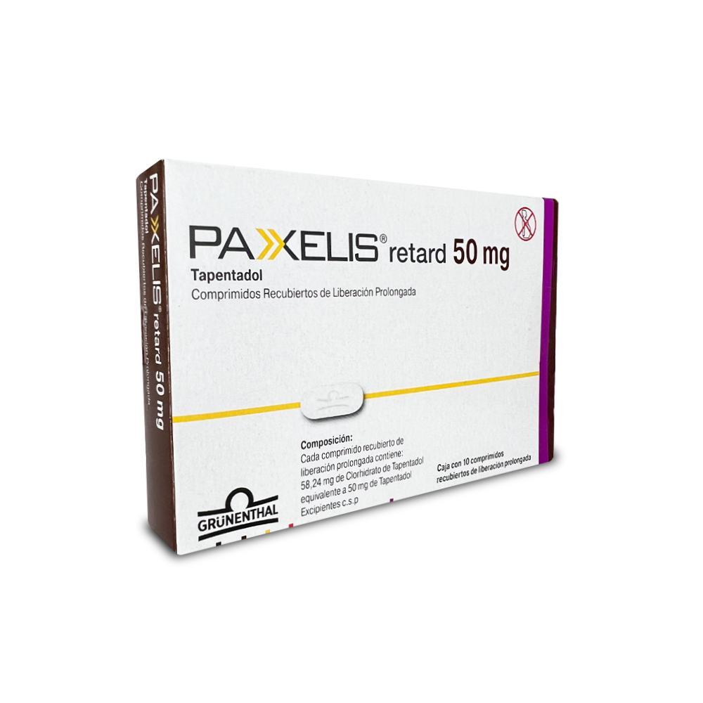 Paxelis Retard 50 mg x 10 Tabletas