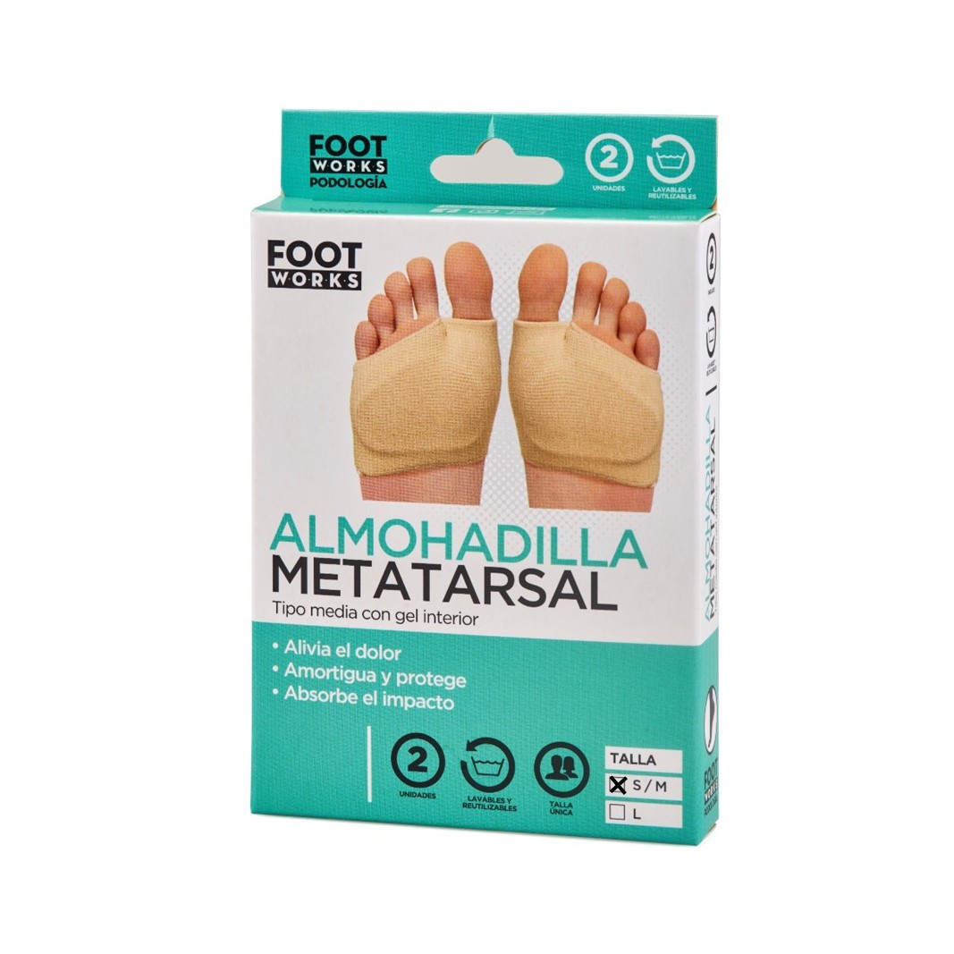  Almohadilla Metatarsal Foot Works Tipo Media  Talla S/M