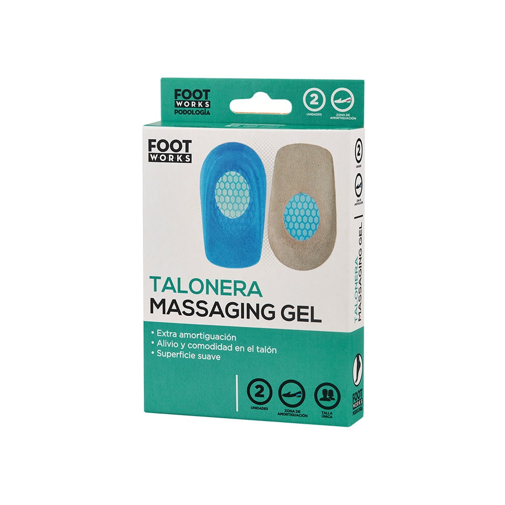 Talonera de Gel Foot Works Massaging xx