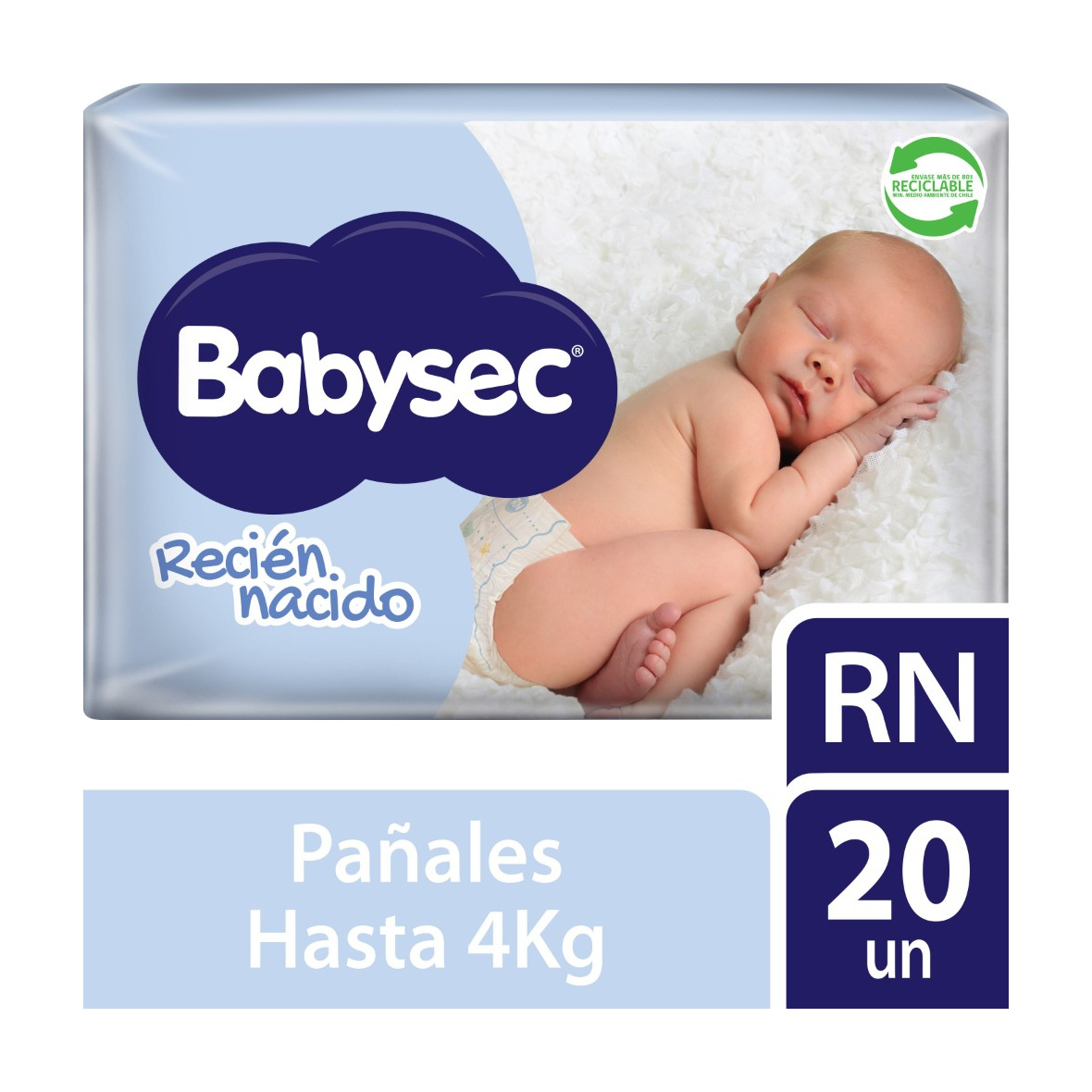 Babysec Recién Nacido Pañales x 20 Unidades xx