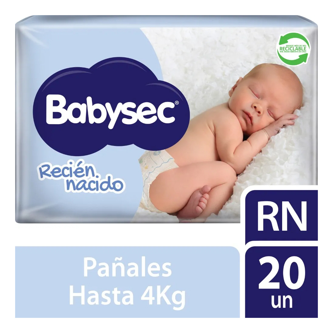 Babysec Recién Nacido 20 Unidades - Farmacia Zentner