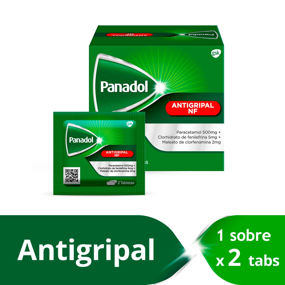 Panadol Antigripal x 1 Sobre (2 tabletas)