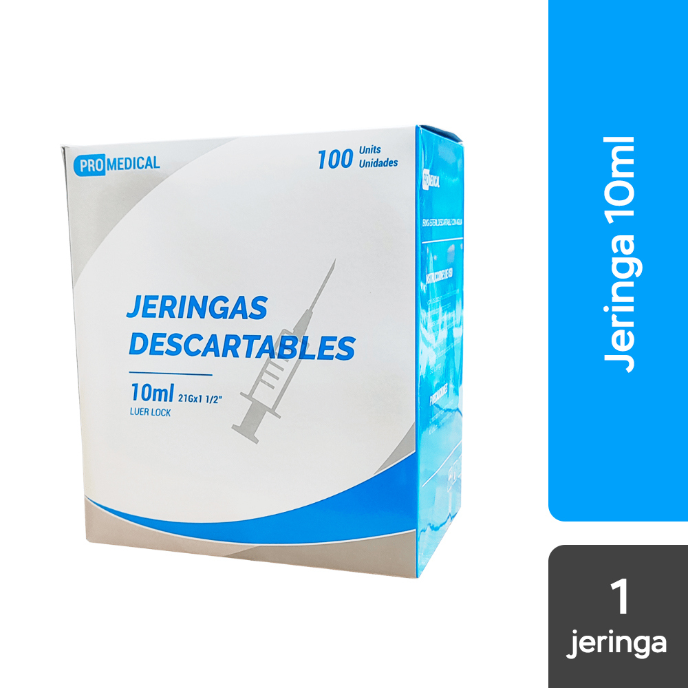 Promedical Jeringa Descartable de 10 ml x 1 Jeringa xx