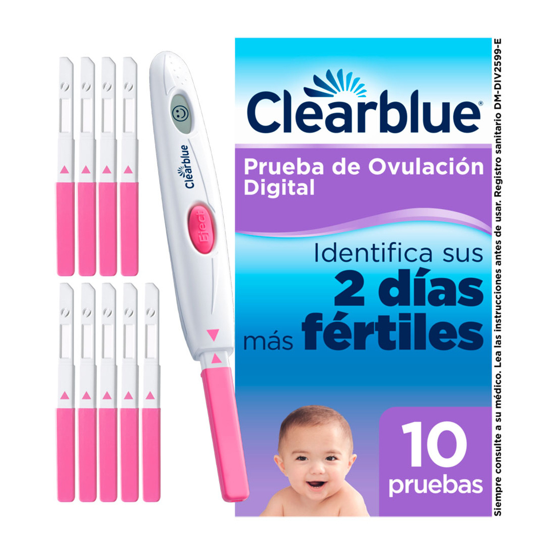 Pruebas de ovulación: digitales y kits - Clearblue