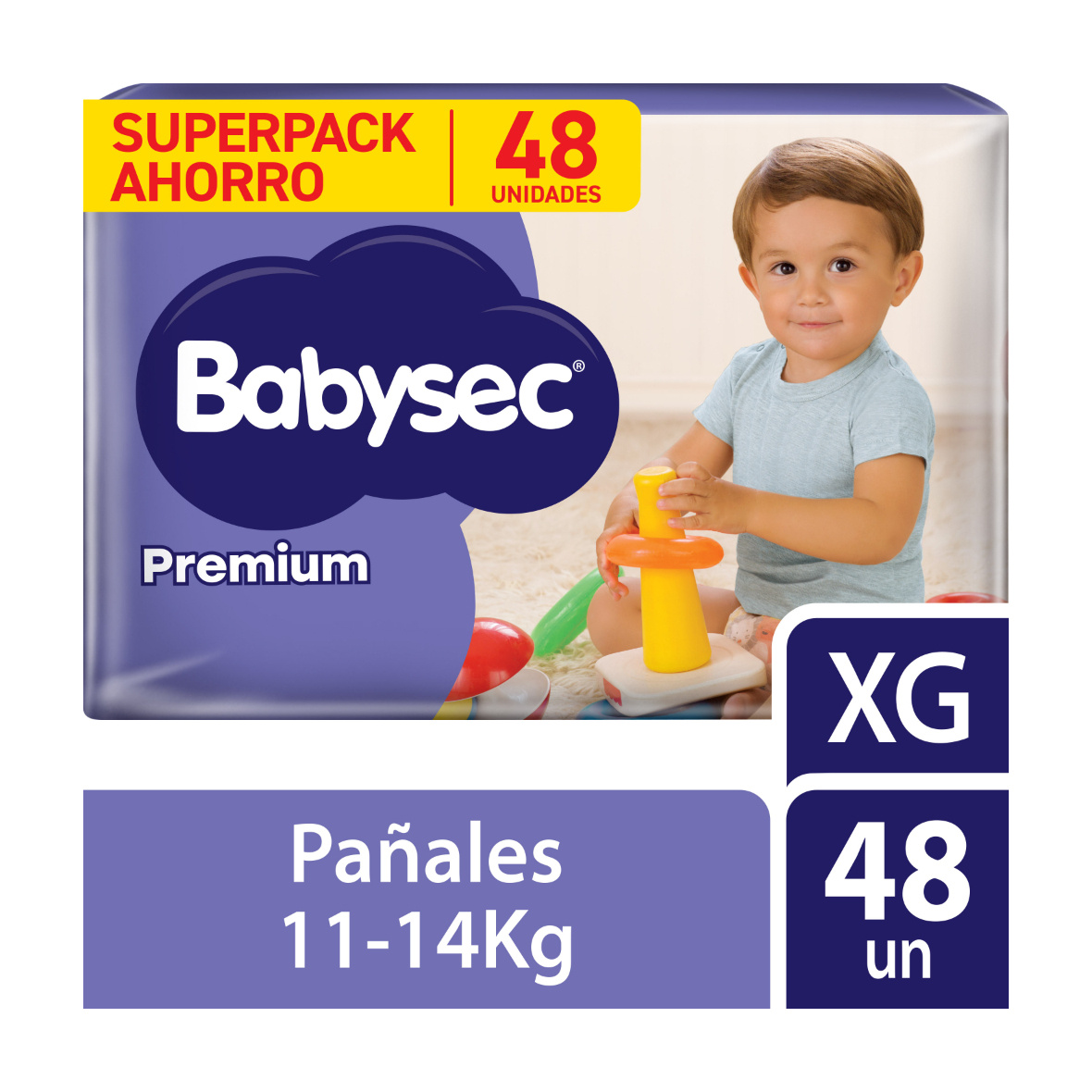Babysec Premium Pañales Talla XG x 48 Unidades xx