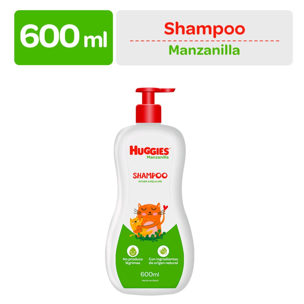 Shampoo Manzanilla Huggies 600 Ml