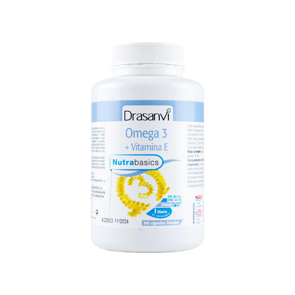 Drasanvi Omega 3 + Vitamina E x 100 Cápsulas
