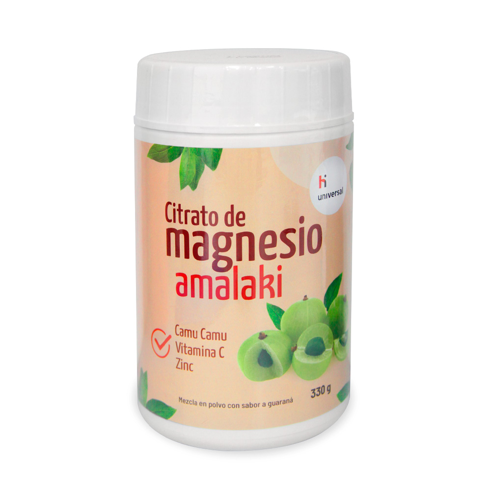 HI Universal Citrato de Magnesio Amalaki, Zinc y Vitamina C x 330 g