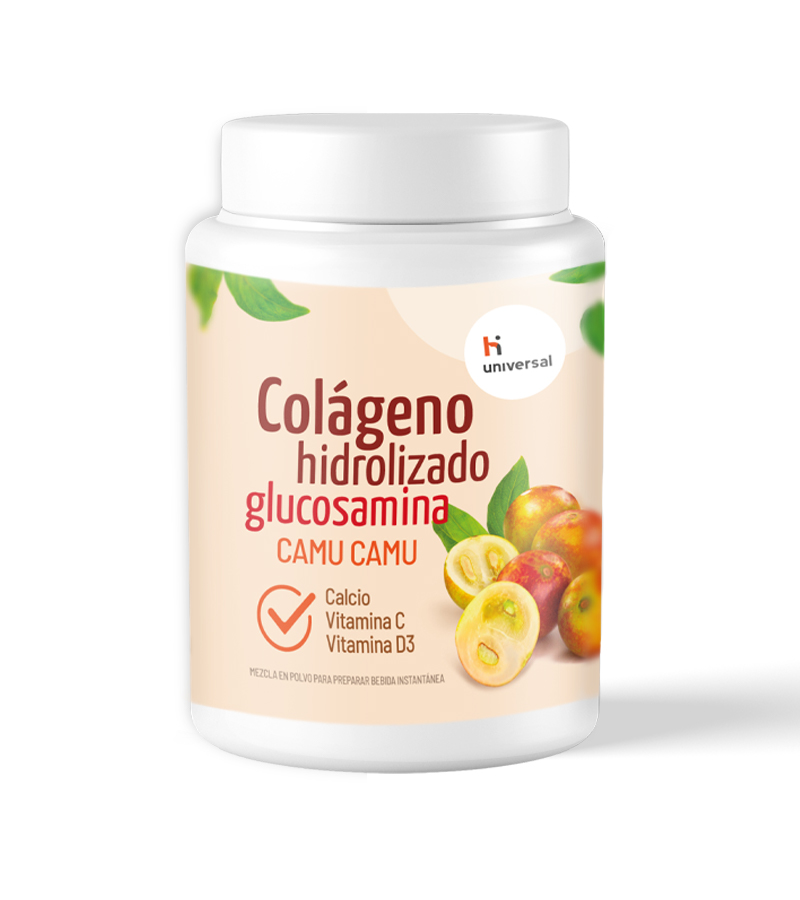 Colágeno Hidrolizado Con Glucosamina Pote 600 Gr