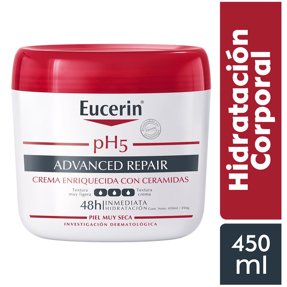fatiga viceversa itálico FARMACIA UNIVERSAL - Eucerin pH5 Advanced Repair Crema Corporal x 450 ml