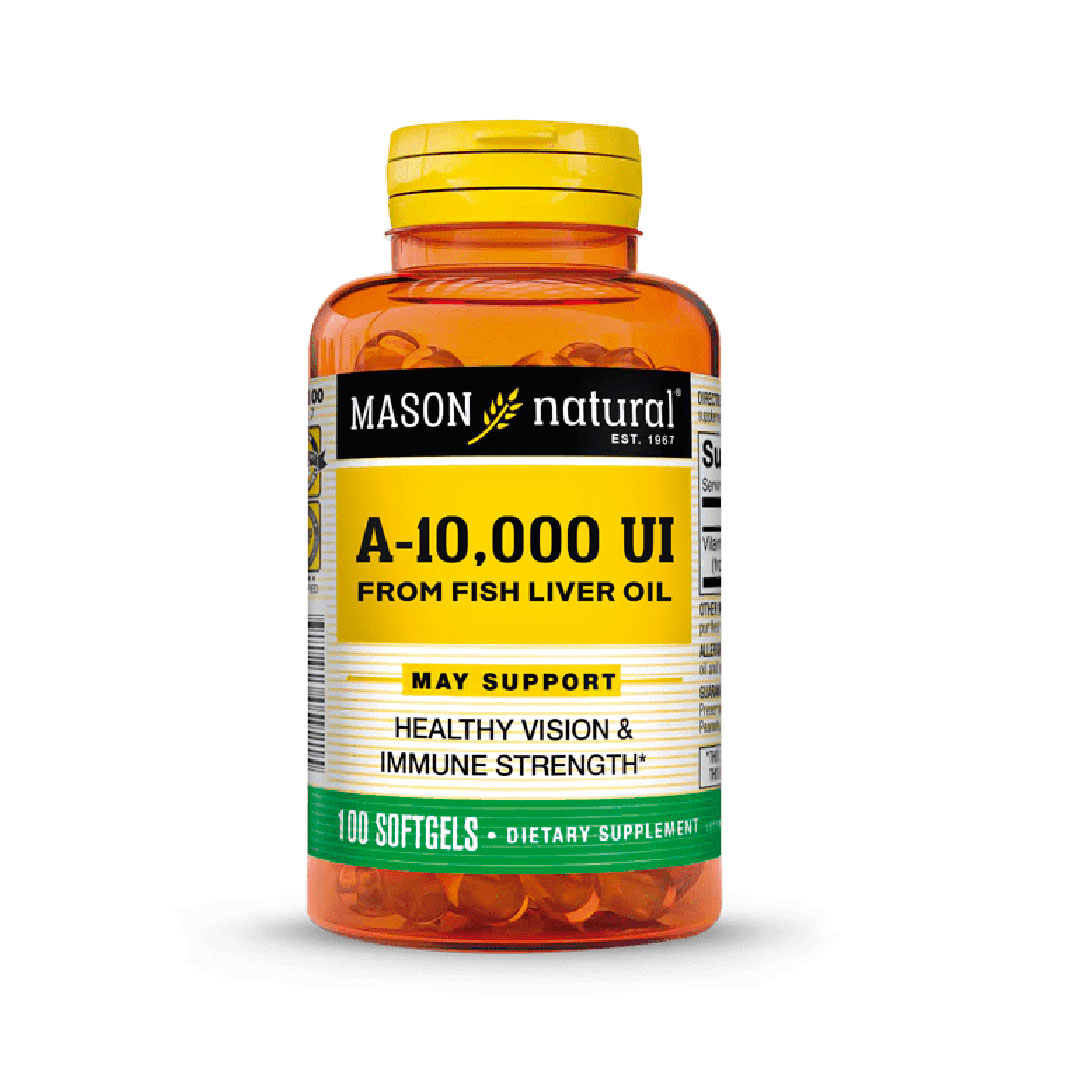 Mason Vitamina A 10000 UI x 100 Cápsulas Blandas