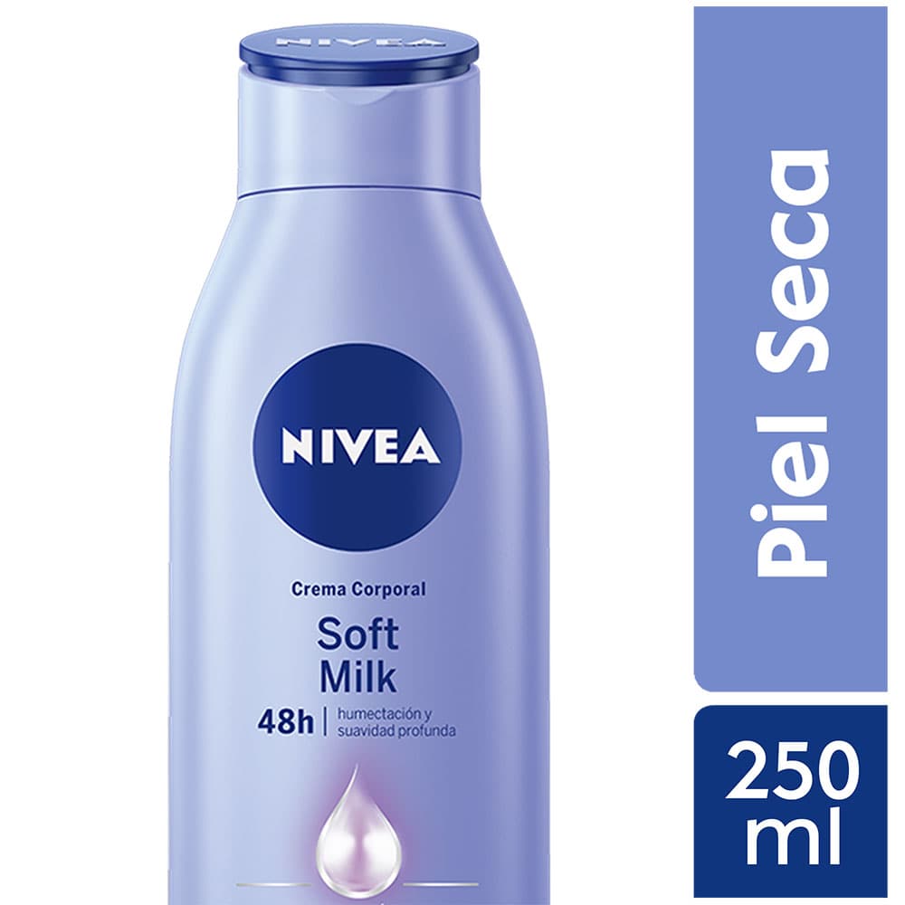 Nivea Soft Milk Piel Seca Crema Corporal x 250 ml