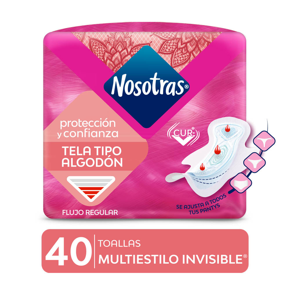 Nosotras Invisible Multiestilo X 40 Unidades